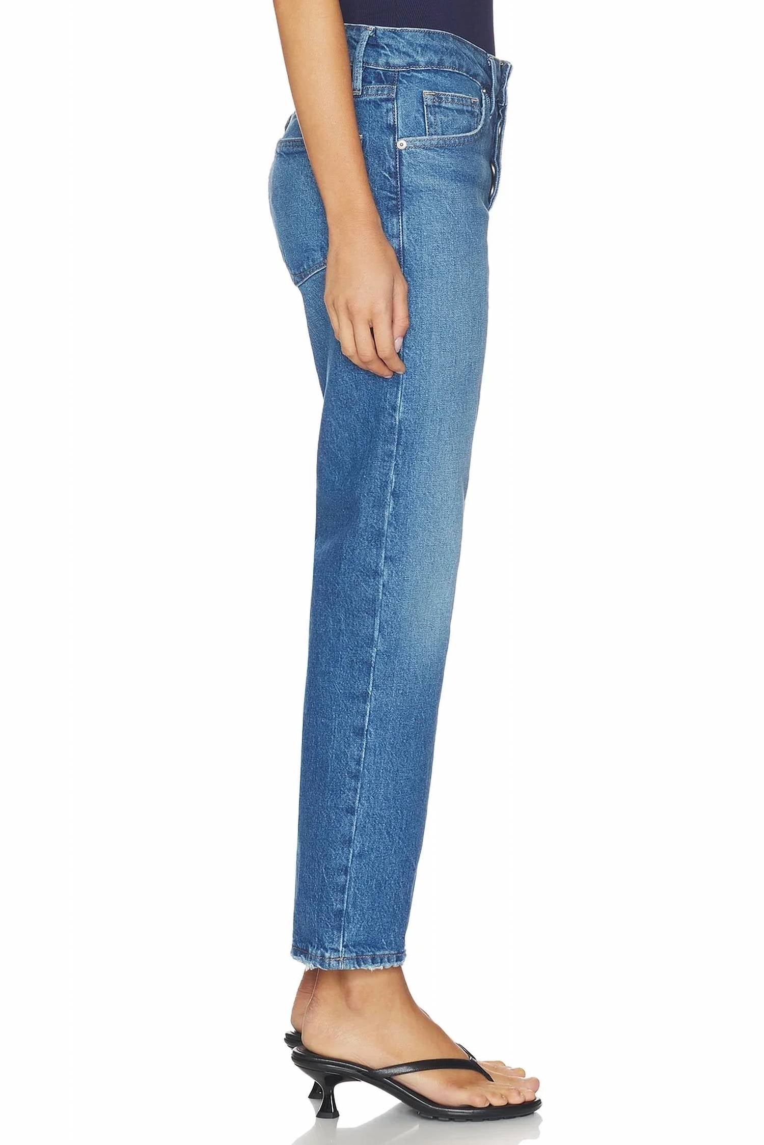 Good American - Vintage Straight Ankle Jeans