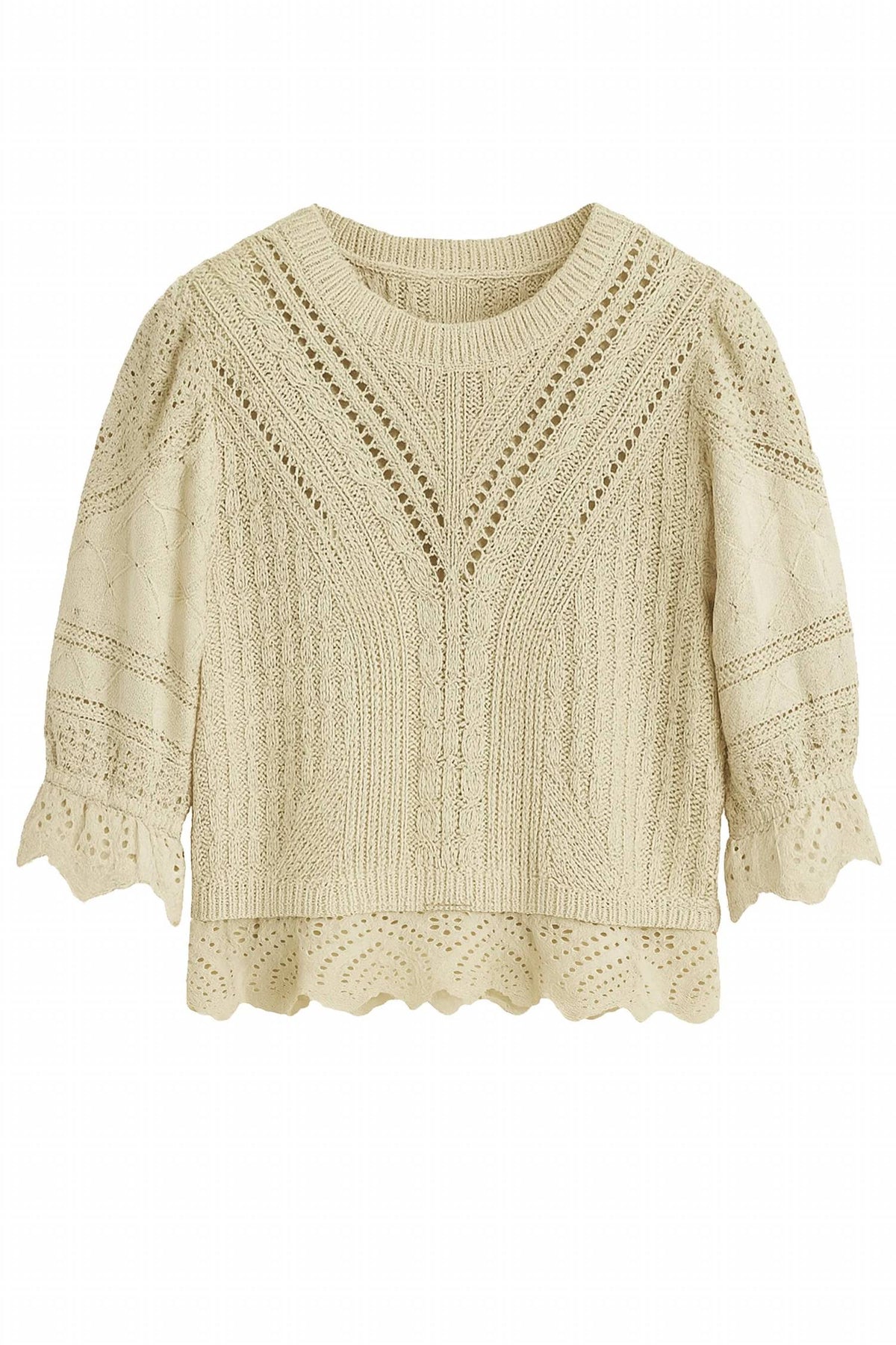 Another Love - Women's Sabine Crochet Knit Top