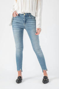 Frame - Le High Skinny Front Chew Jeans