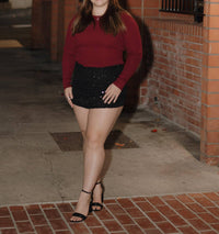 Tcec - Brooklyn Sequin Mini Skort