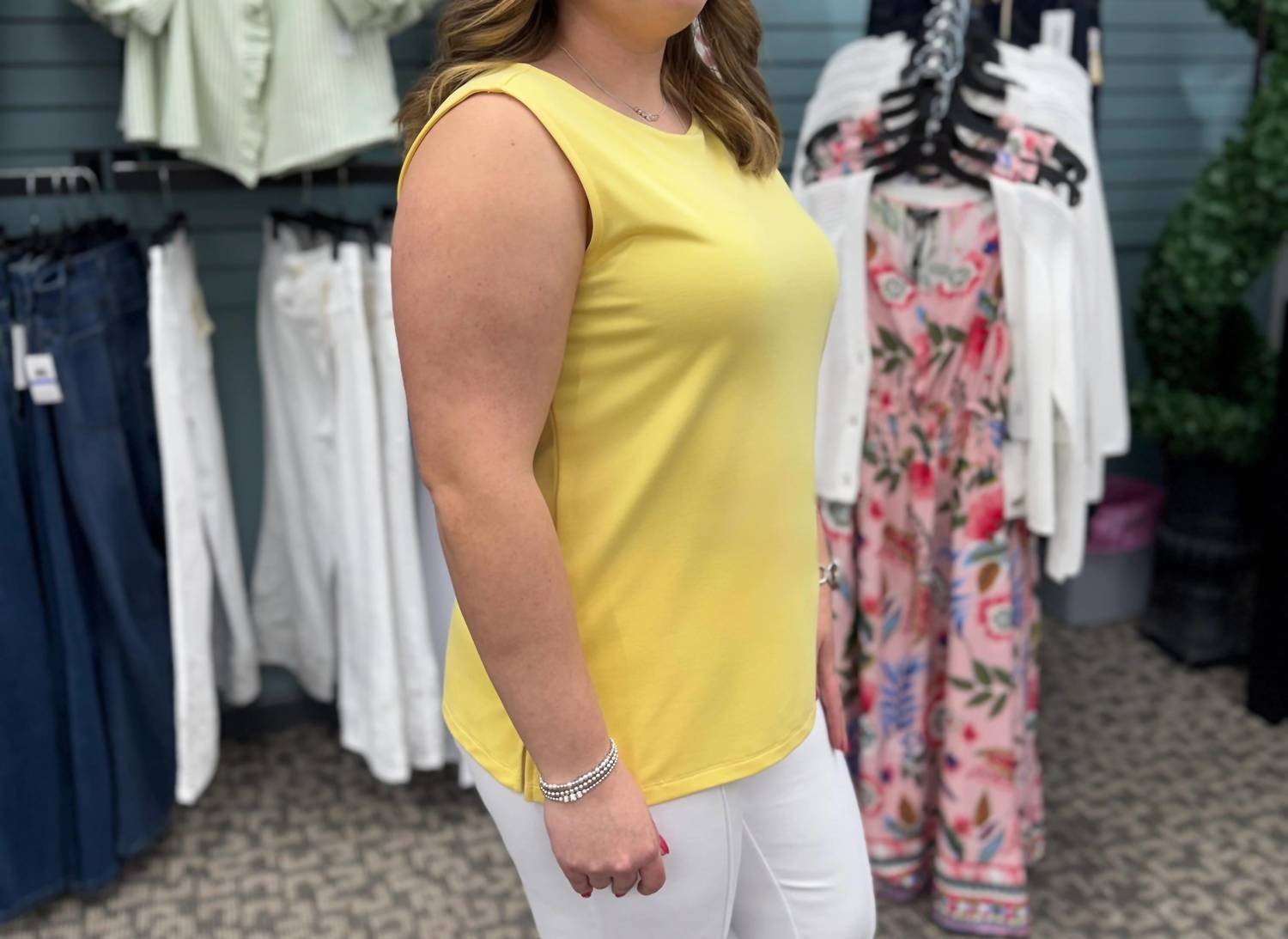 Multiples - High Neck Tank Top