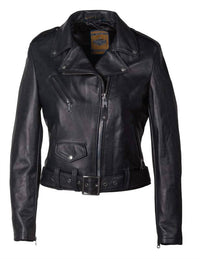 Schott N.Y.C. - Crop Leather Perfecto Moto Jacket