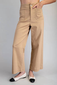 Eesome - Soft Washed Wide Leg Pants