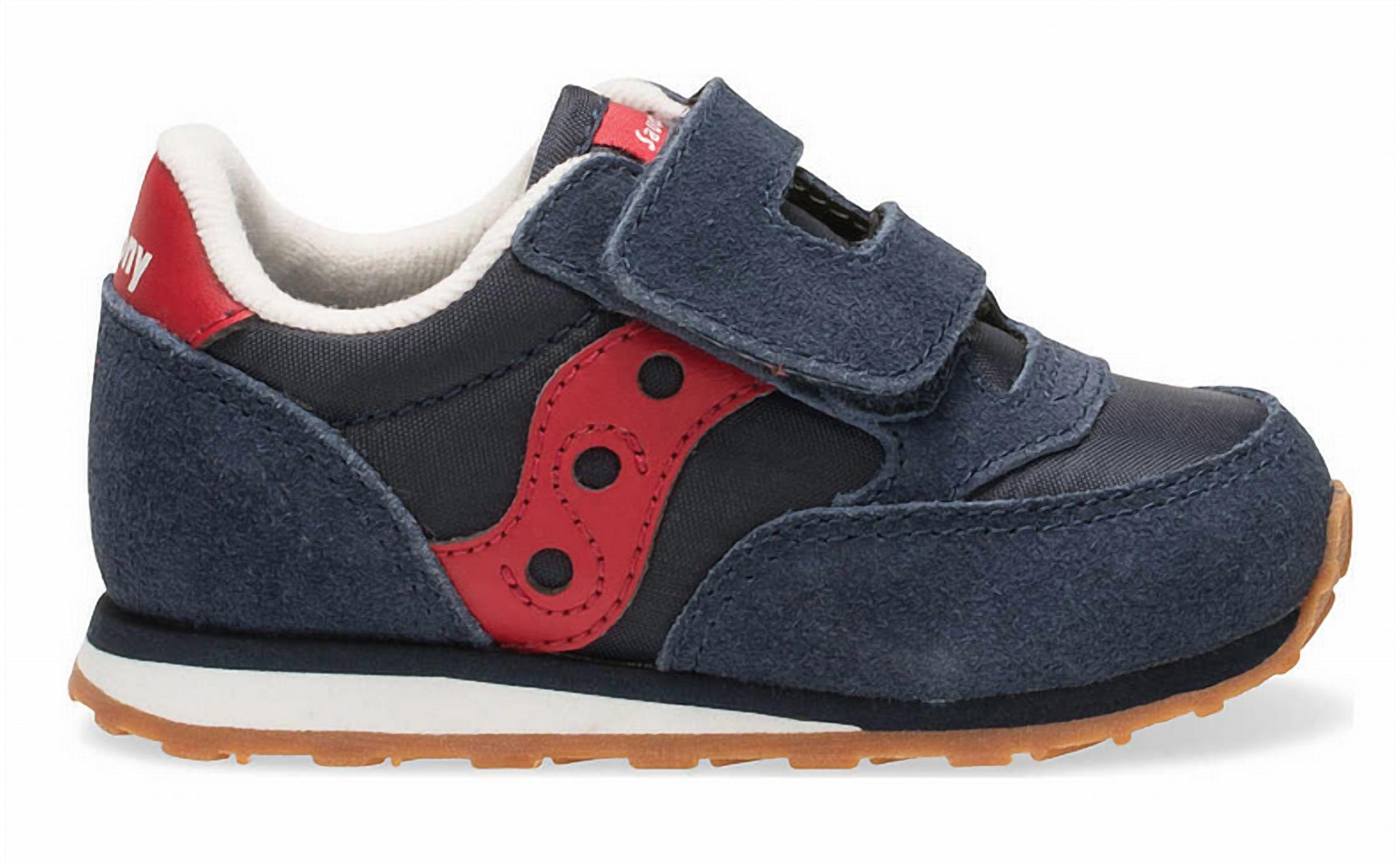 SAUCONY Toddler's Jazz Sneakers in navy red - kids' sneaker - alternate view