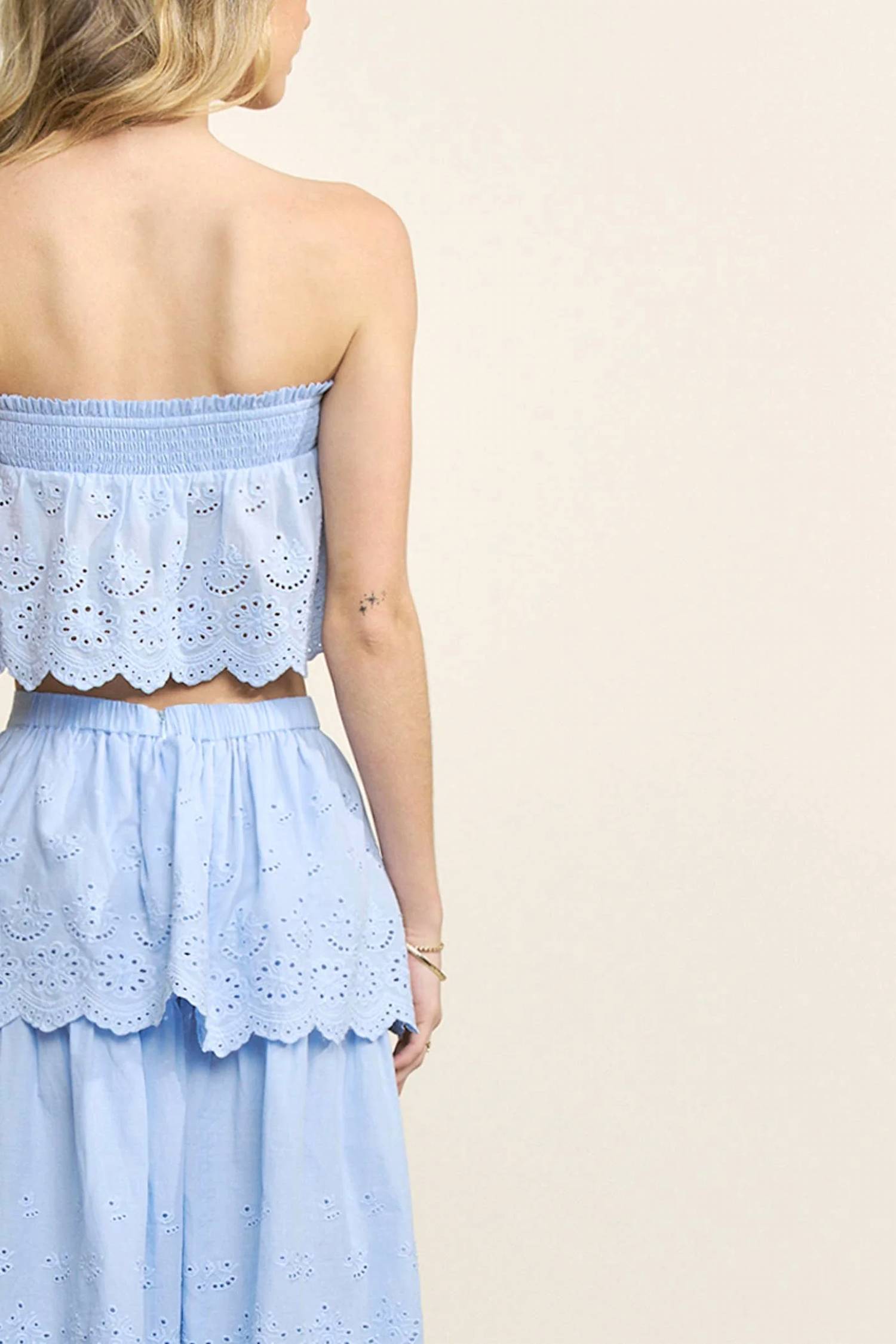 Hersy - Women's Bluebell Eyelet Set