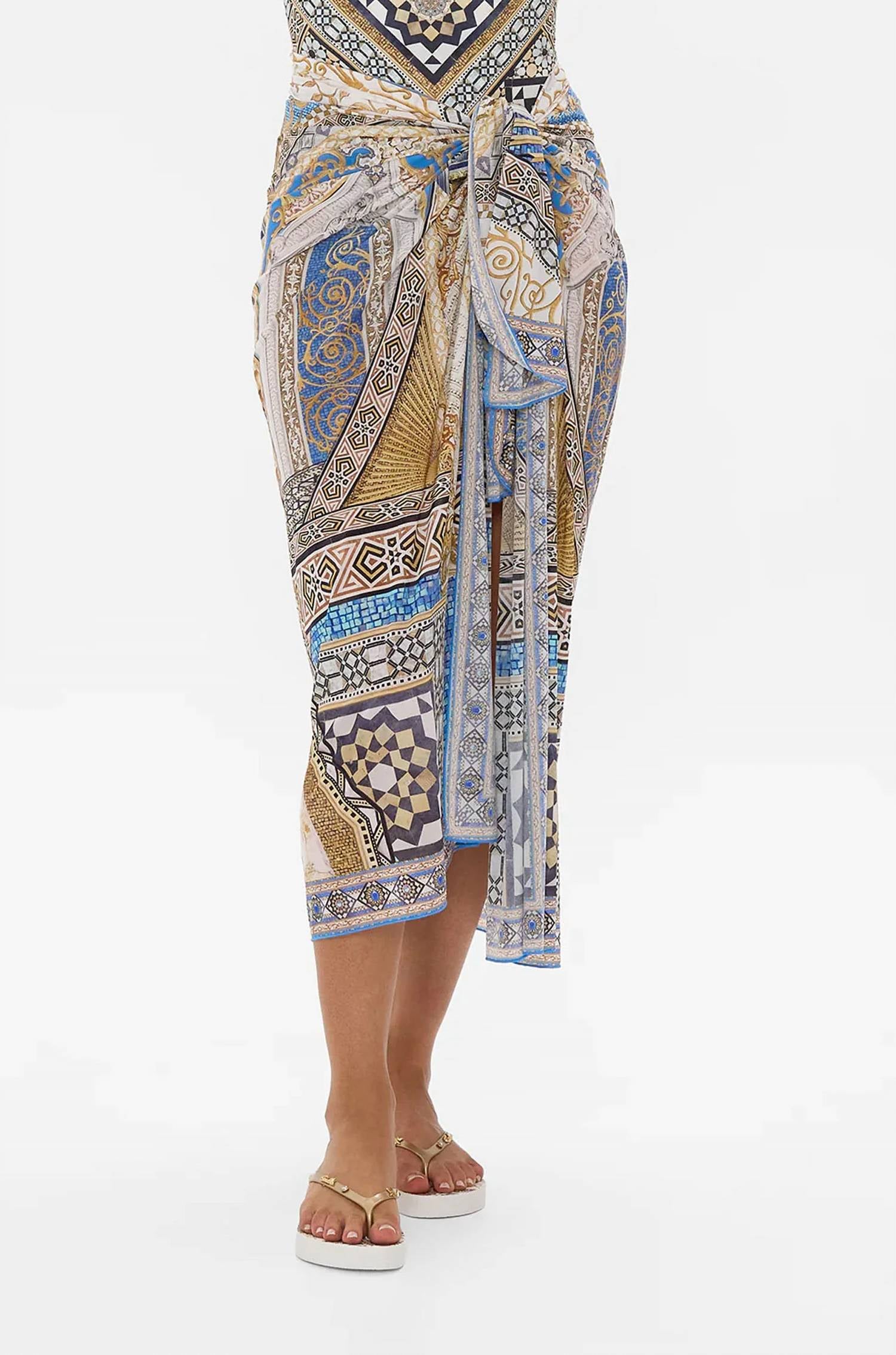 Camilla - Wrap Relaxed Fit Long Sarong