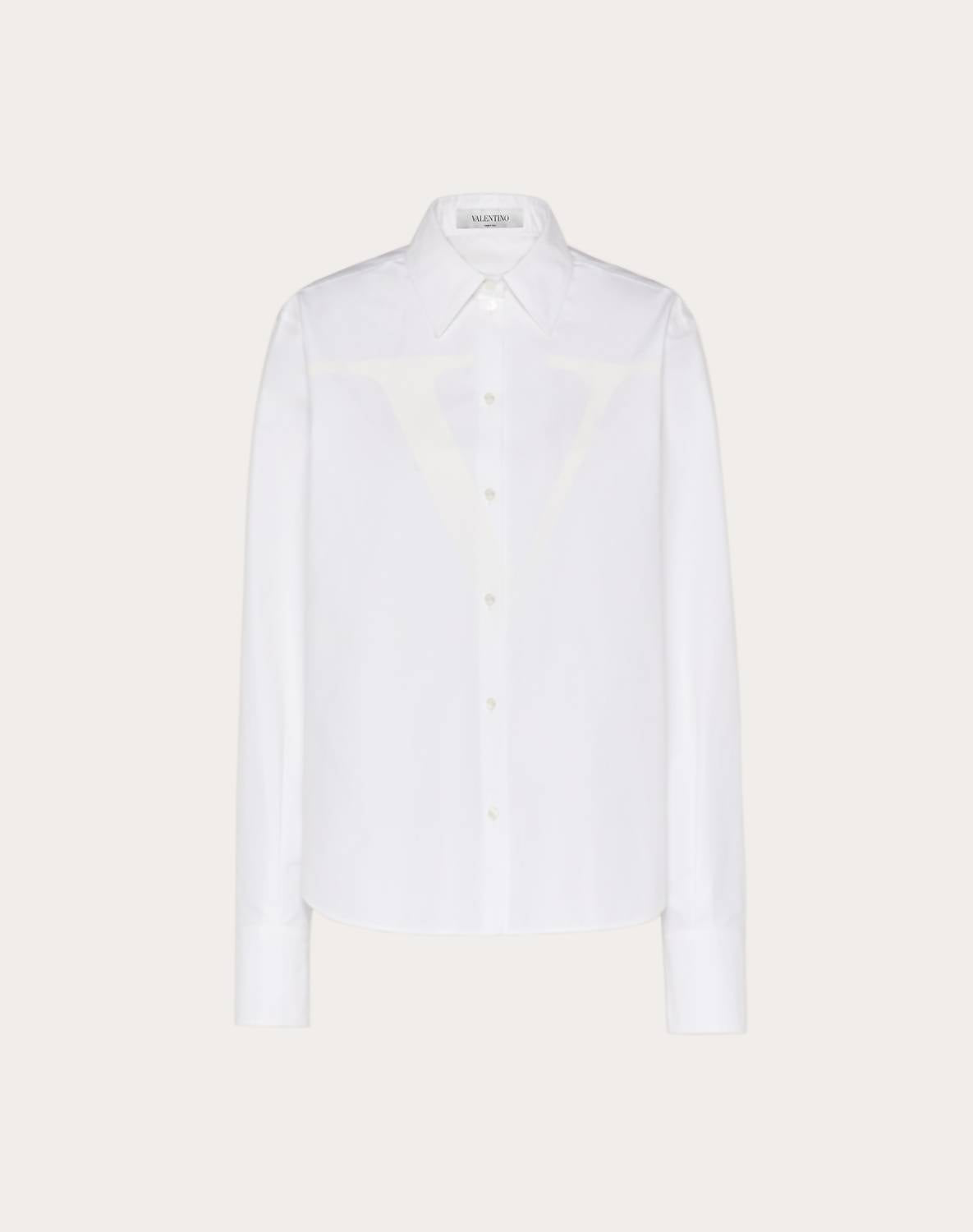 Valentino - Vlogo Signature Close Fitting Poplin Shirt