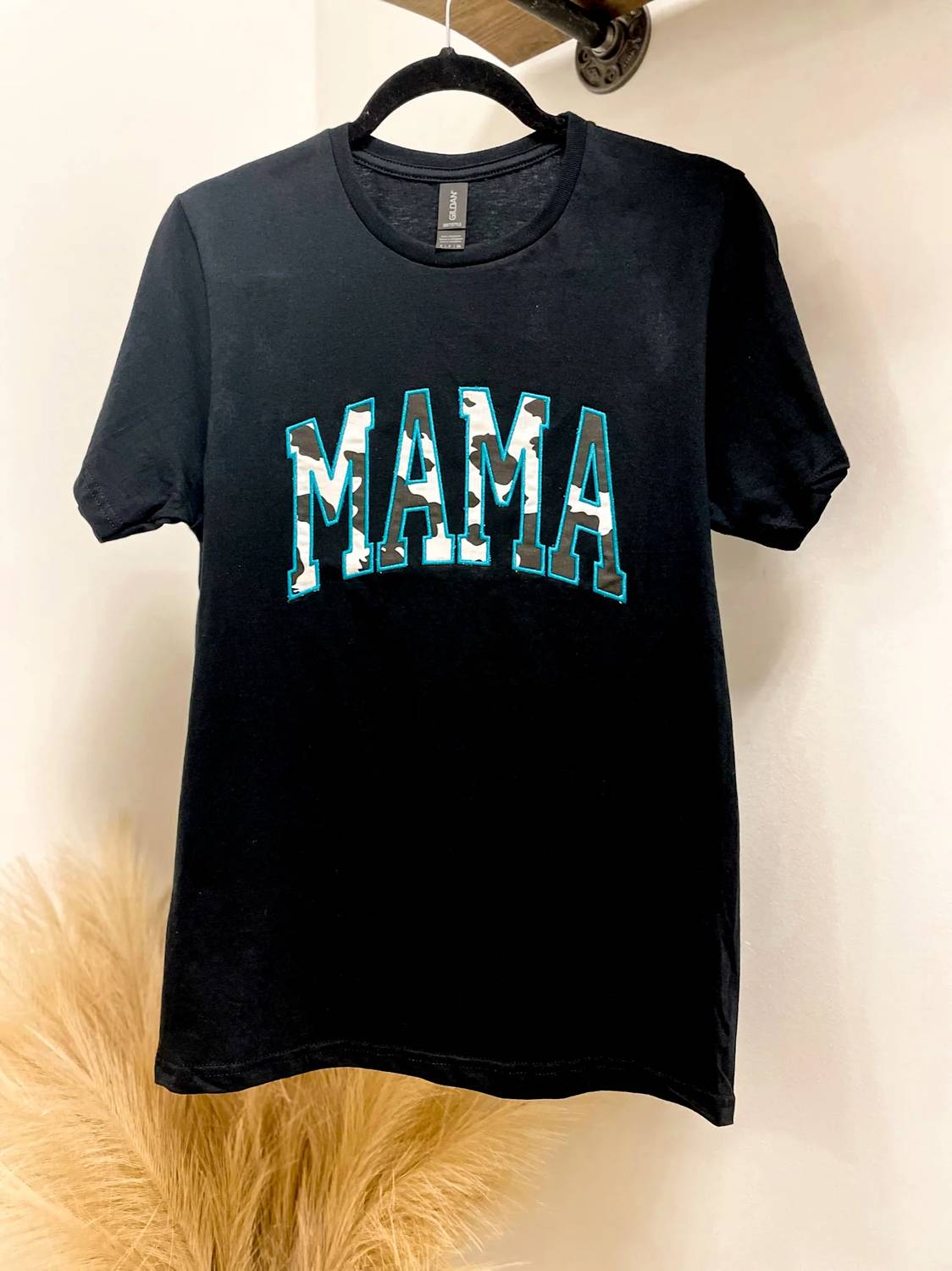 Gildan - Women's Embroidered Mama Graphic Tee