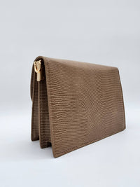 Jen & Co. - Women's Crocodile Embossed Crossbody Purse