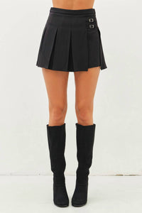 Idem Ditto Sorority Girl Skort in black - women's shorts