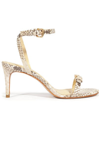 SCHUTZ Women's Aurora Mid Stiletto Sandal in beige latte - women's sandal