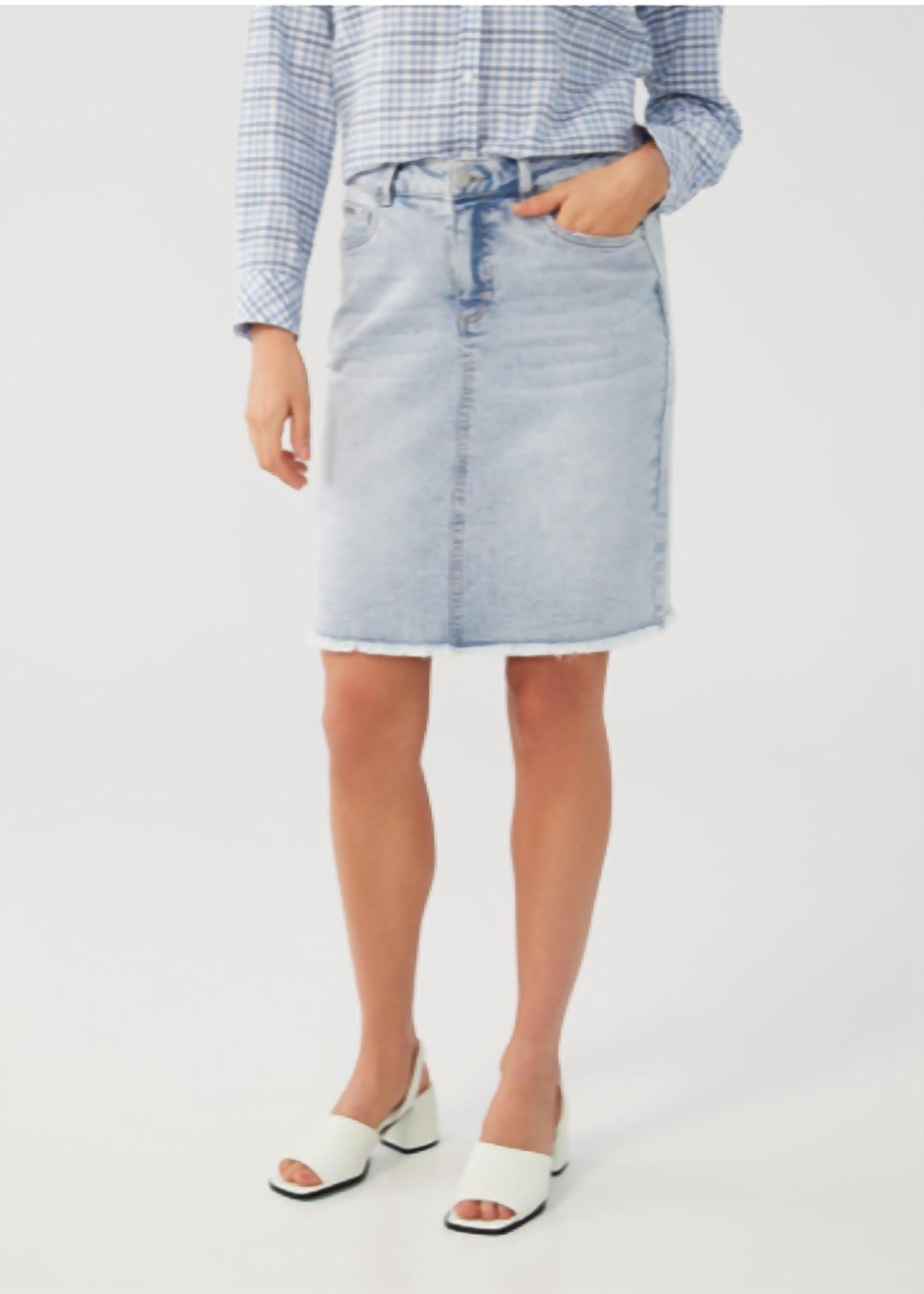 Fdj - Women's Denim Pencil Skirt
