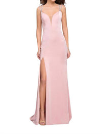 La Femme - Sweetheart V Neckline Gown