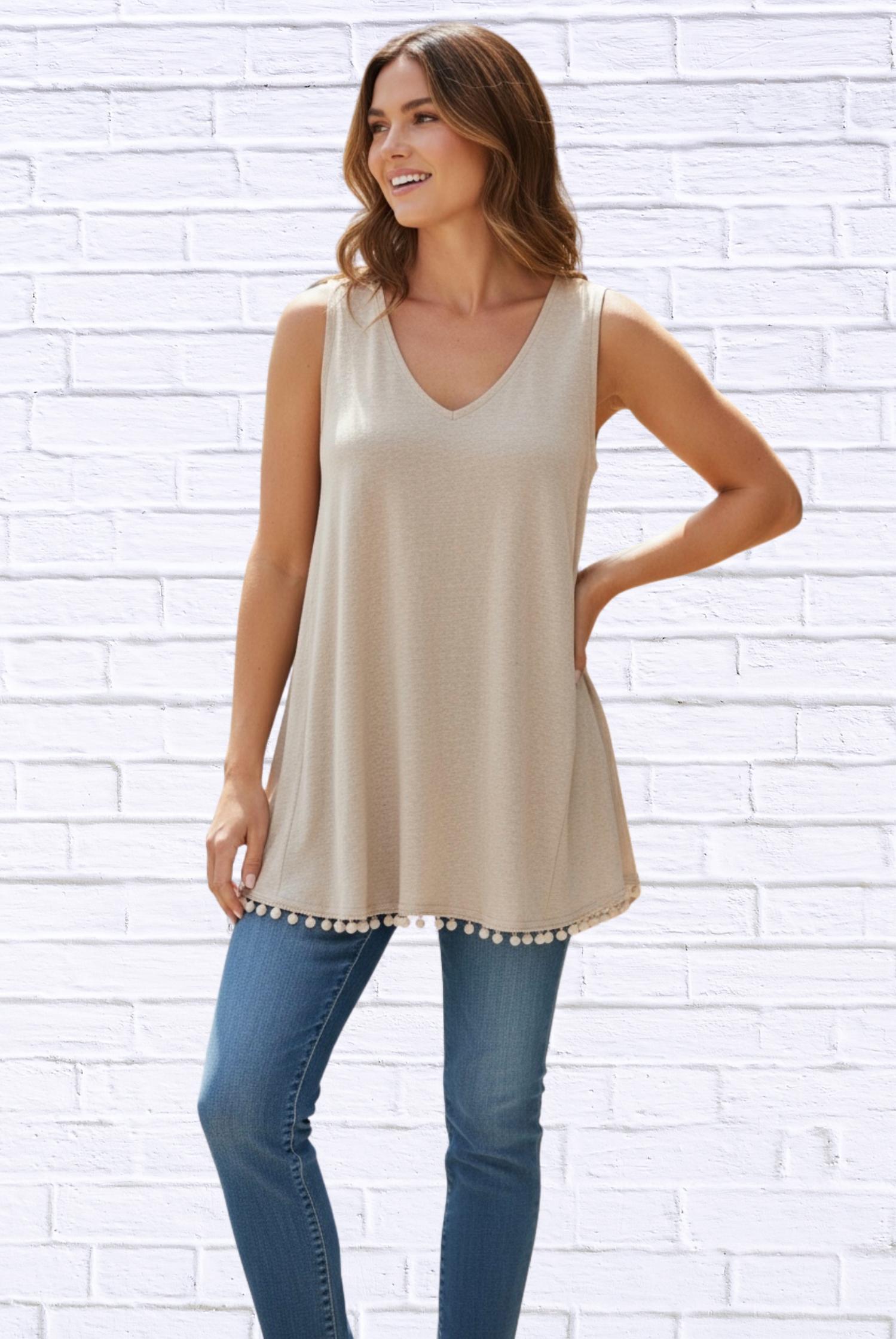 Diva Usa - Sleeveless Summer Tank Top
