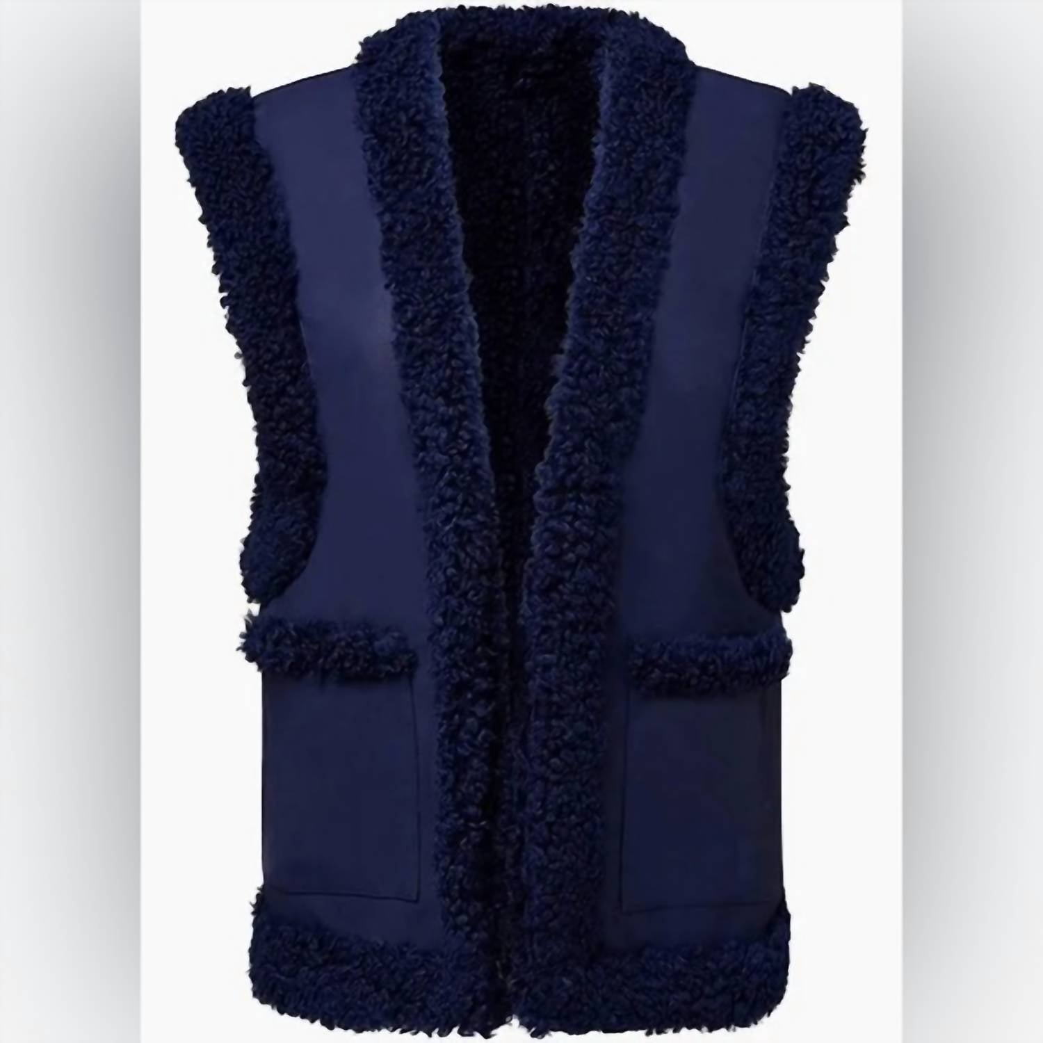 We Wore What - Sherpa Reversible Vest