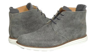 Martin Dingman Men's Countryaire Chukka Boots in stormy grey - men's boots - detail view