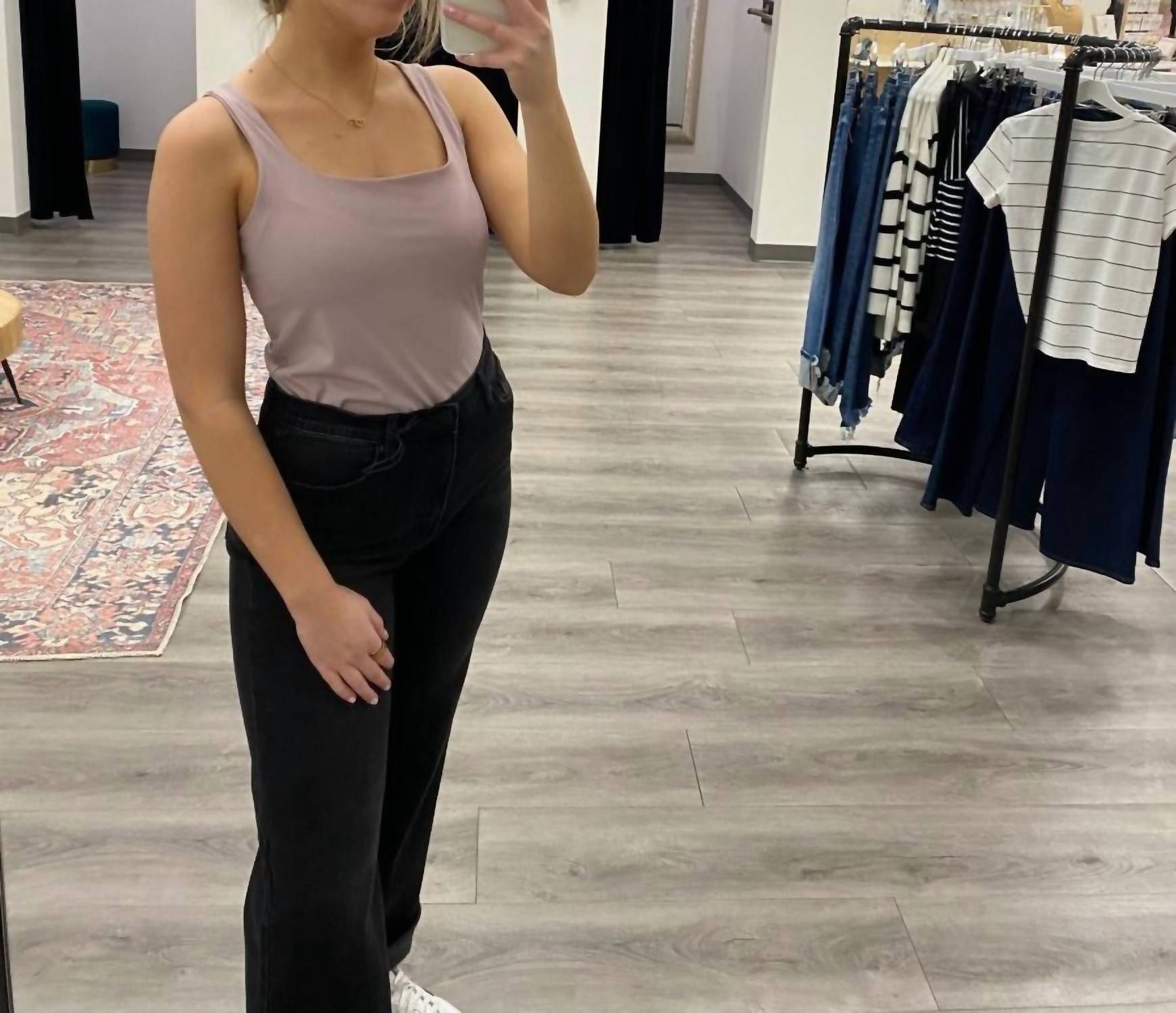WISHLIST Smoothing Double Layered Bodysuit in midnight - women's shirt - view 4
