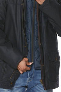 Viyella - British Millerain Waxed Cotton Winter Jacket