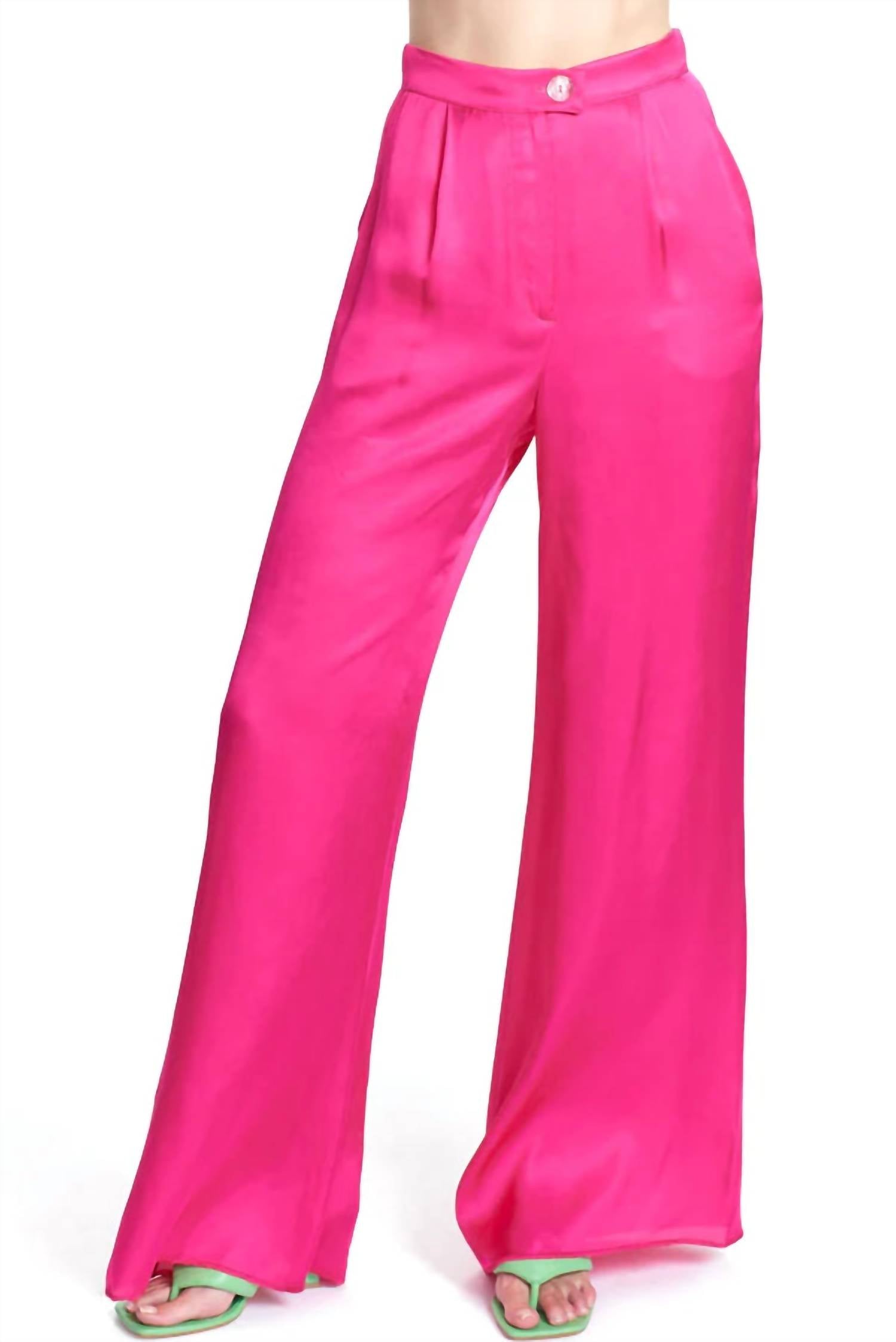 Corey Lynn Calter - The Camille Wide Leg Trouser Pants