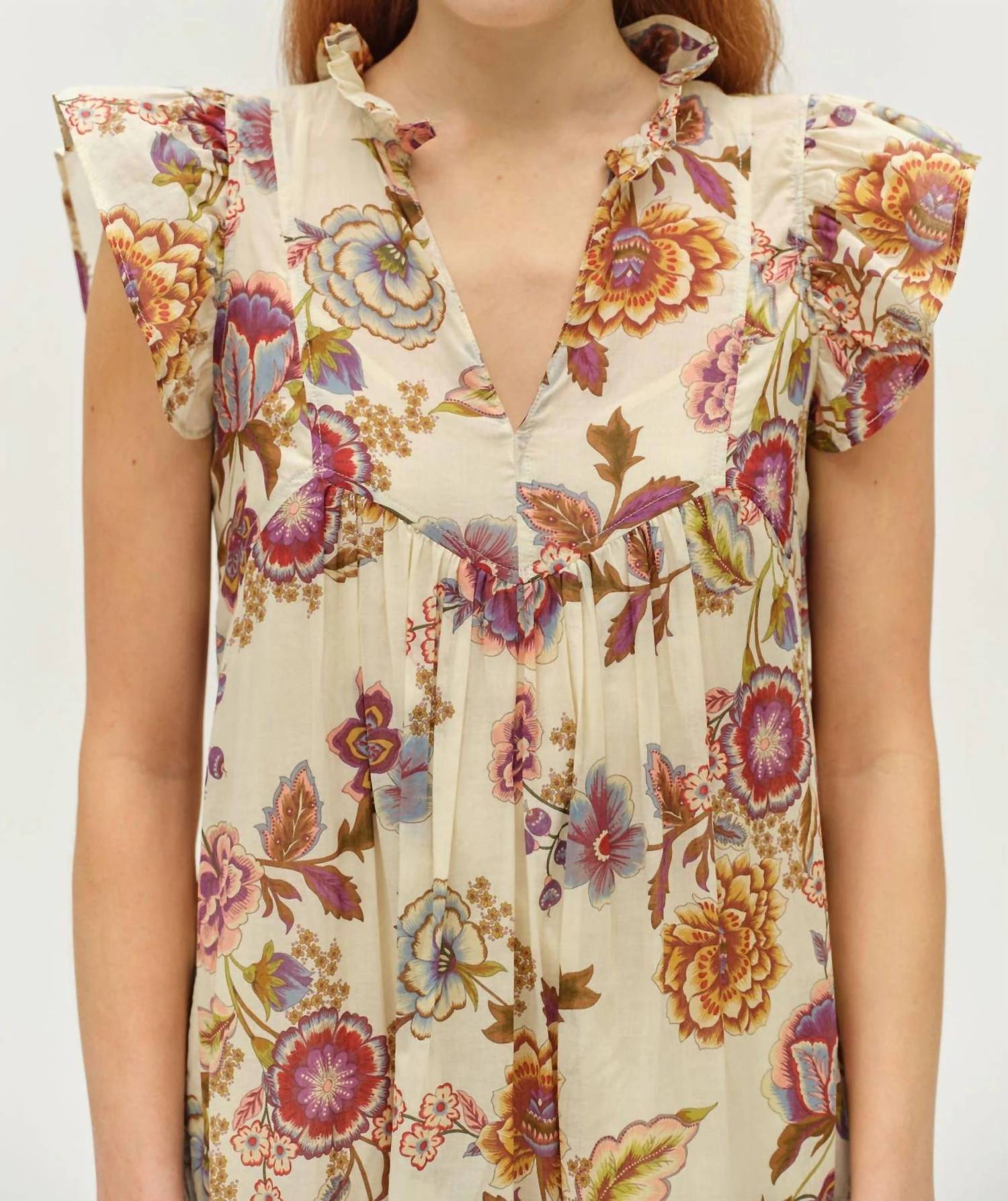 Devotion Twins - Charity Floral Maxi Dress