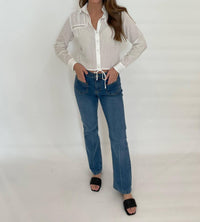 Elliott Lauren - Straight Leg Jean With Patch Pocket