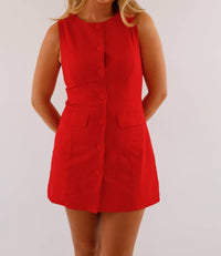 Le Lis - Sleeveless Blazer Mini Dress