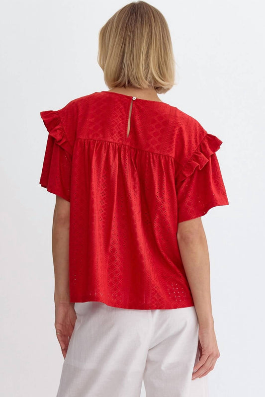 Entro - Crochet Babydoll Top