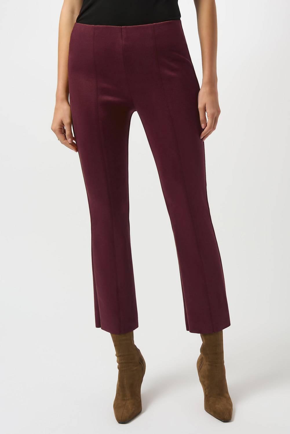 Joseph Ribkoff - Women's Scuba Suede Flared Pants