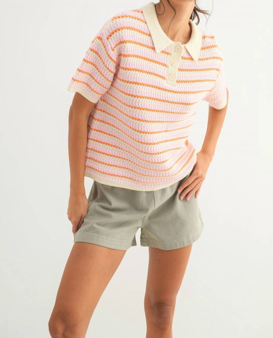 Wishlist - Stiped Polo Sweater