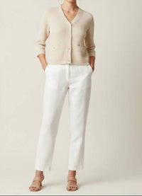 Naadam - Basketweave Short Sleeve Cardigan