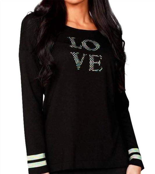 3/4 Love Crew Sweater