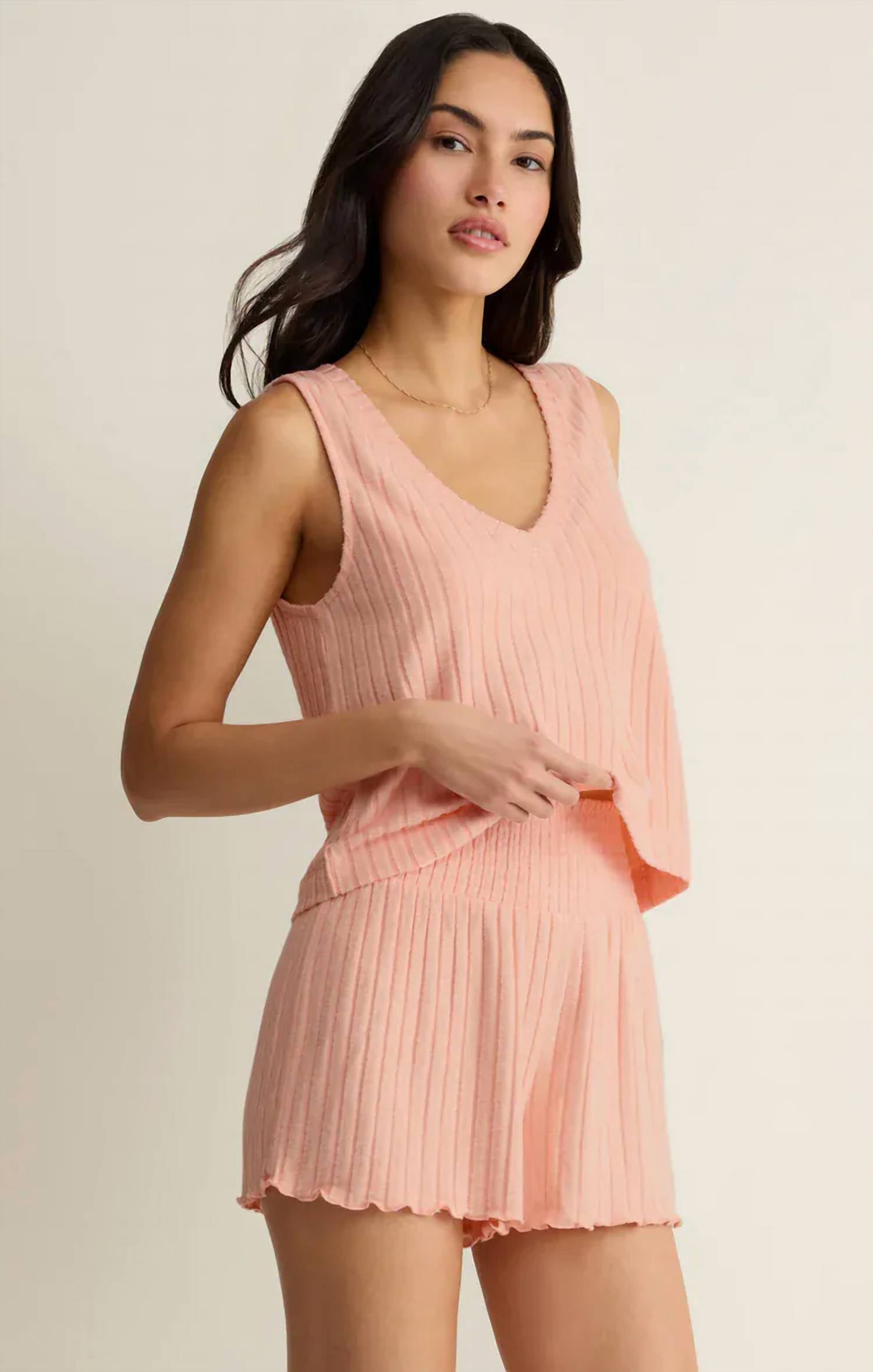 Z Supply - Sloane V-neck Rib Tank