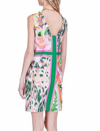 Joy Joy - Sleeveless Ruffles Neck Dress