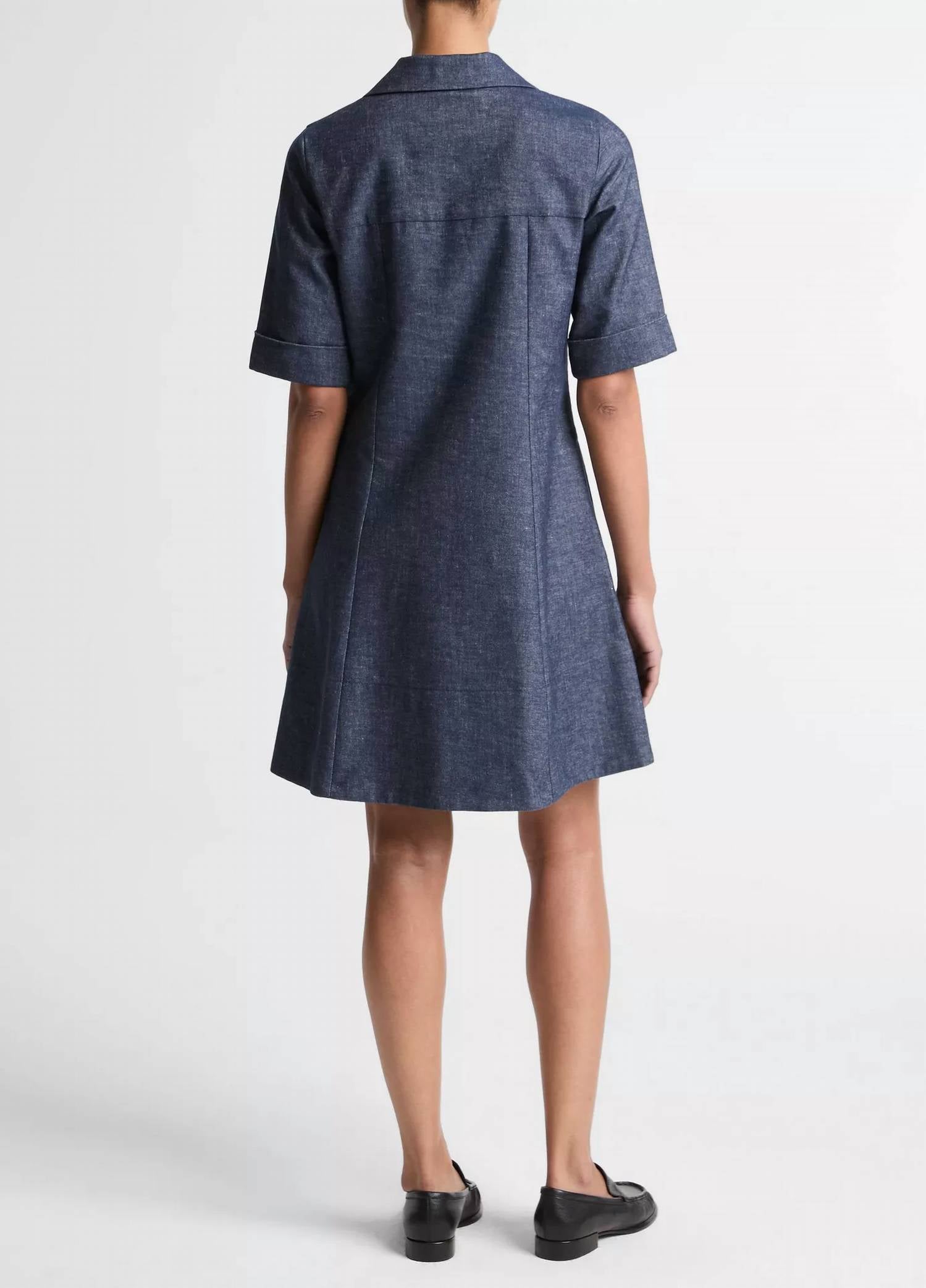Vince - A Line Short Sleeve Dress