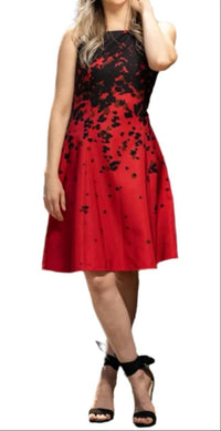 Samuel Dong - A-line Print Dress