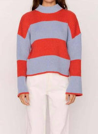 Minkpink - Freja Stripe Chunky Knit Jumper