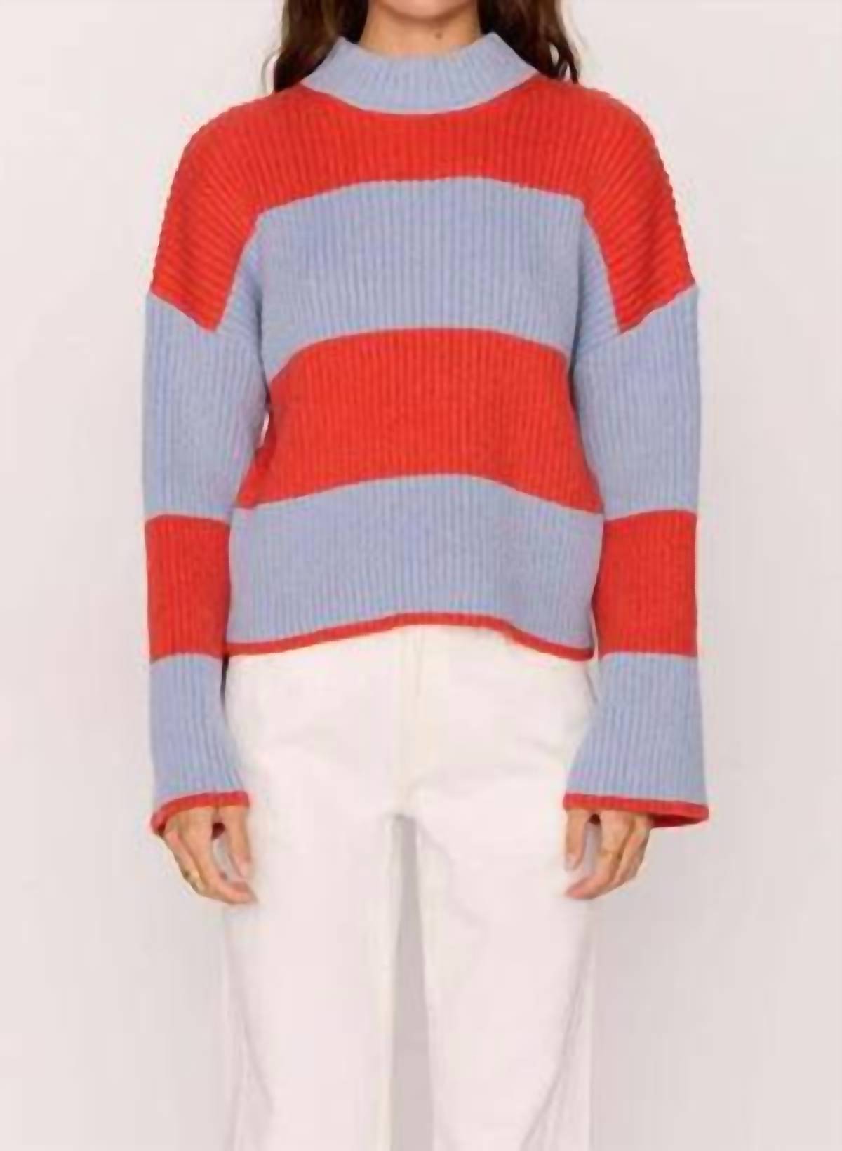Minkpink - Freja Stripe Chunky Knit Jumper