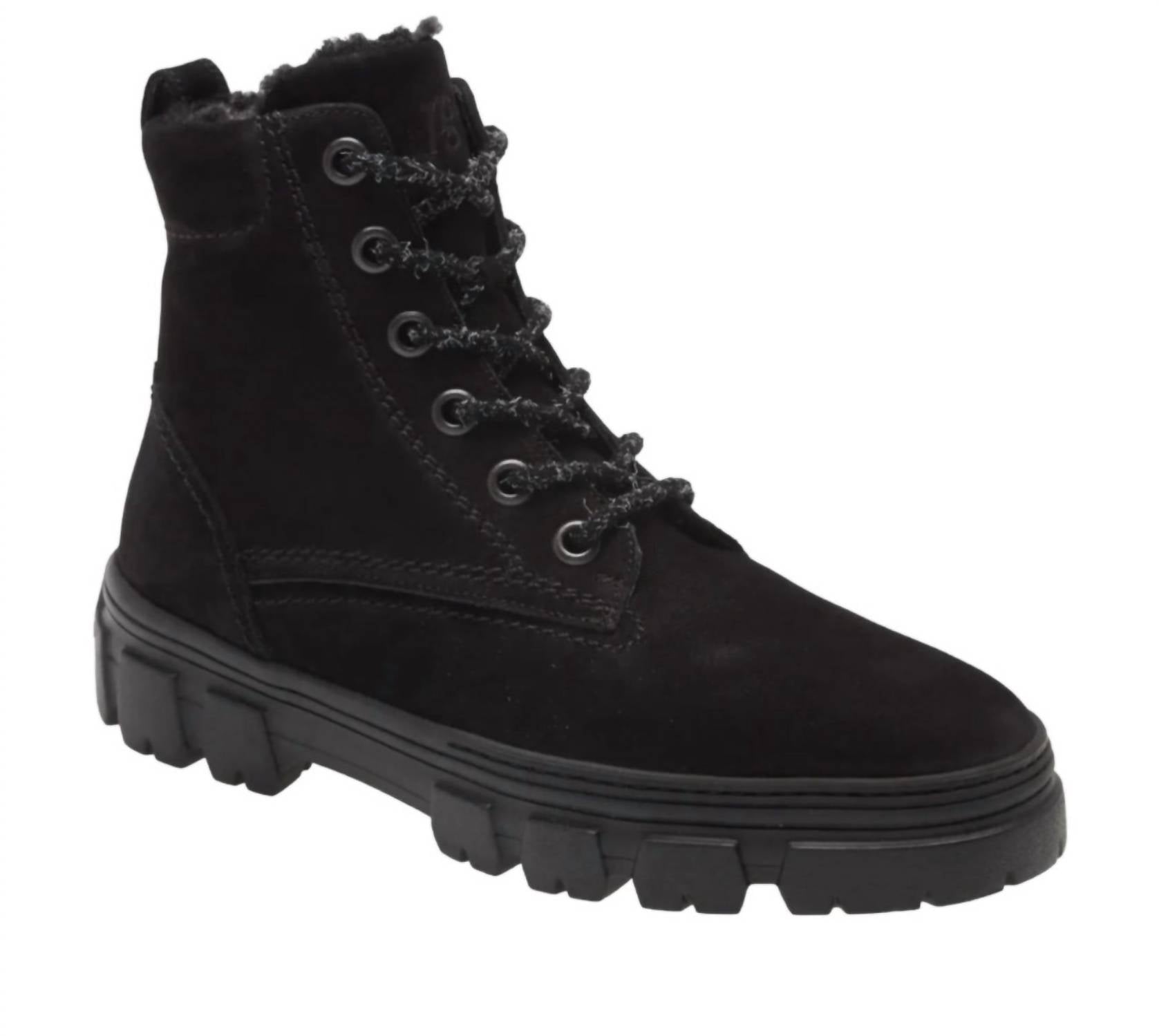 Paul Green - Women's Joaquin Genuine Shearling Moto Boots