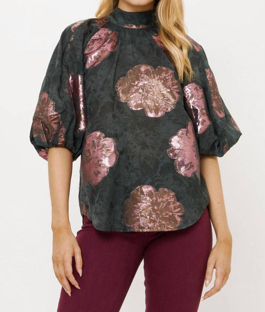 Oliphant - Button Neck Blouse