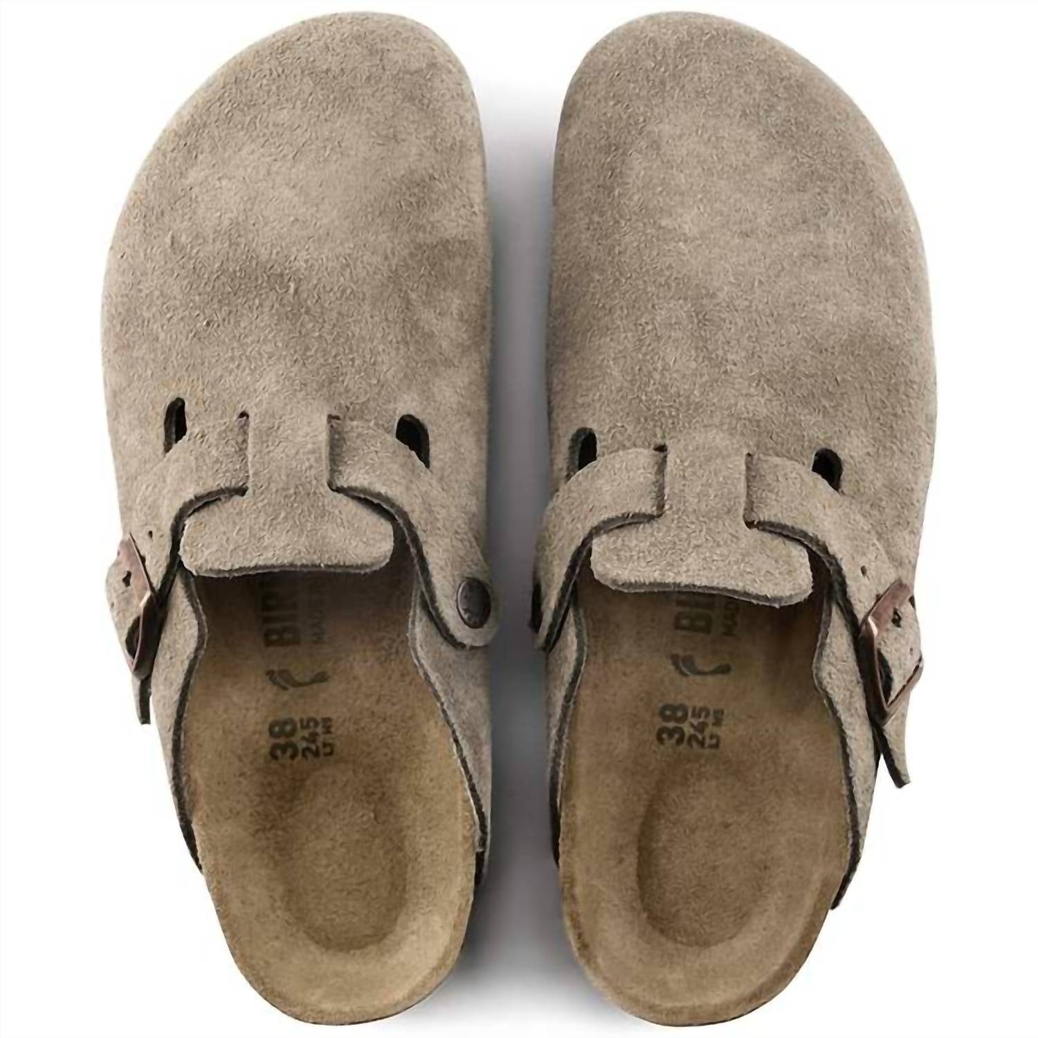 Birkenstock - Unisex Boston Suede Leather Clogs