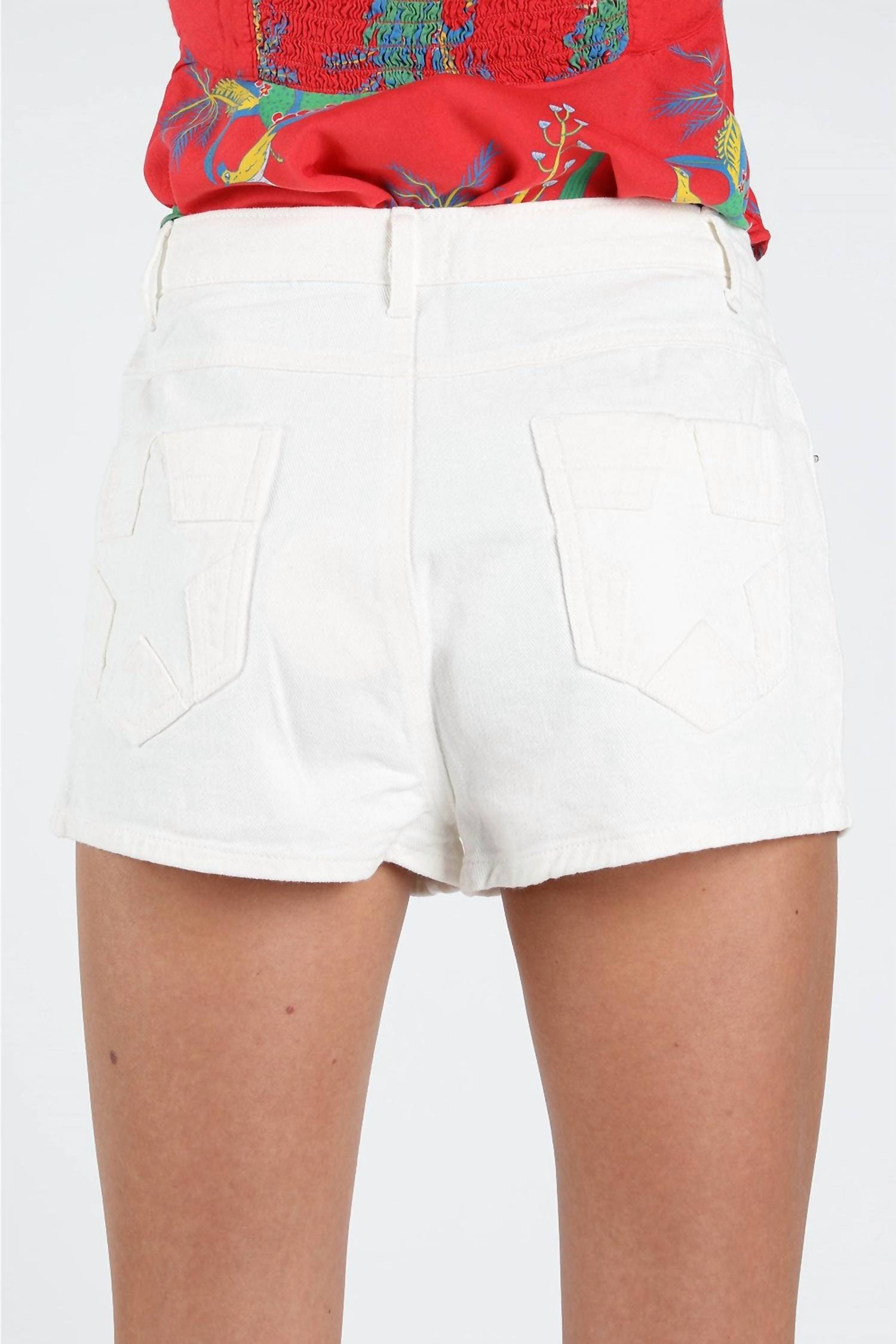 Honey Punch - Be the Star High Waist Denim Short