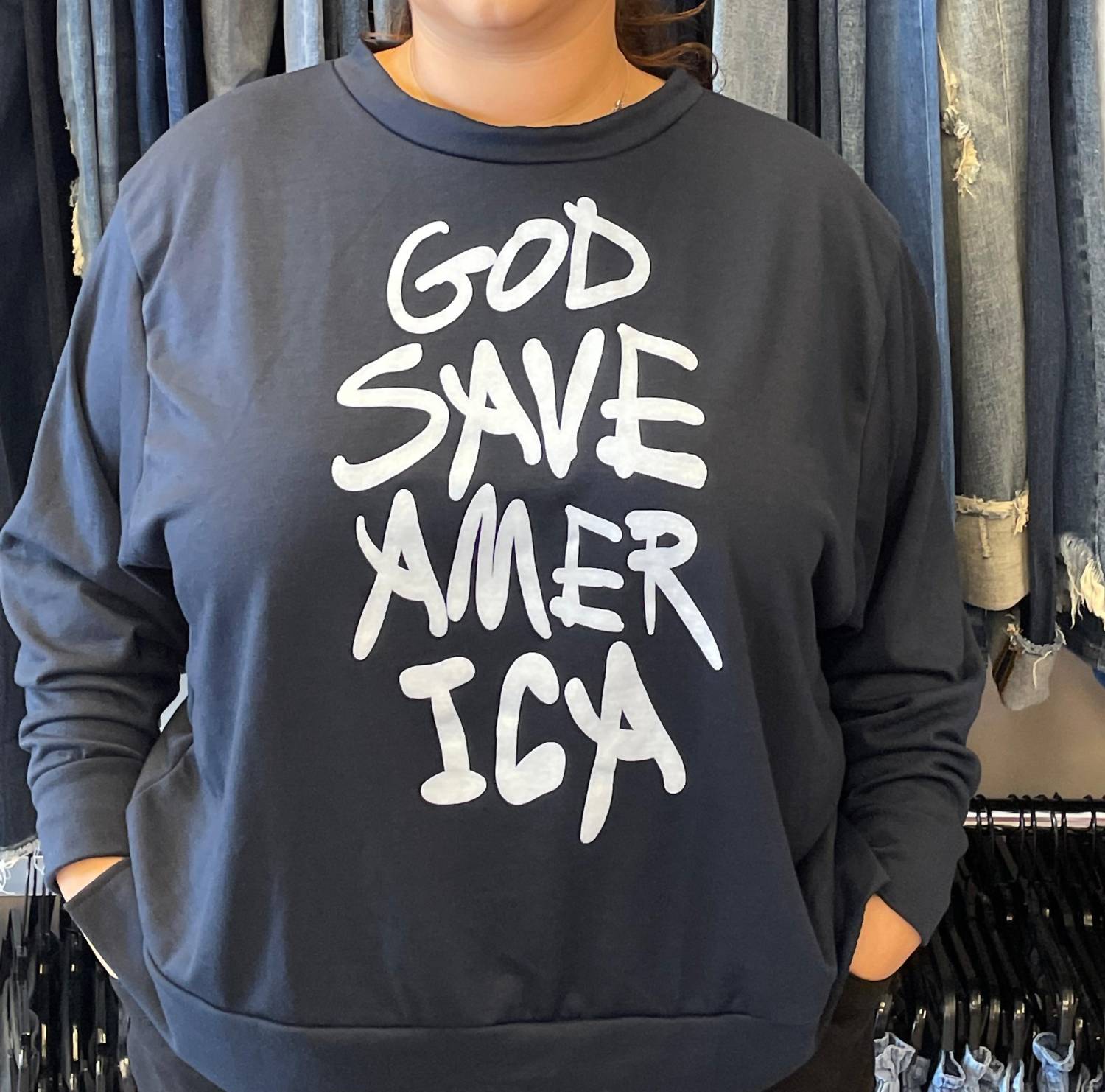Sew In Love - God Save America Pullover