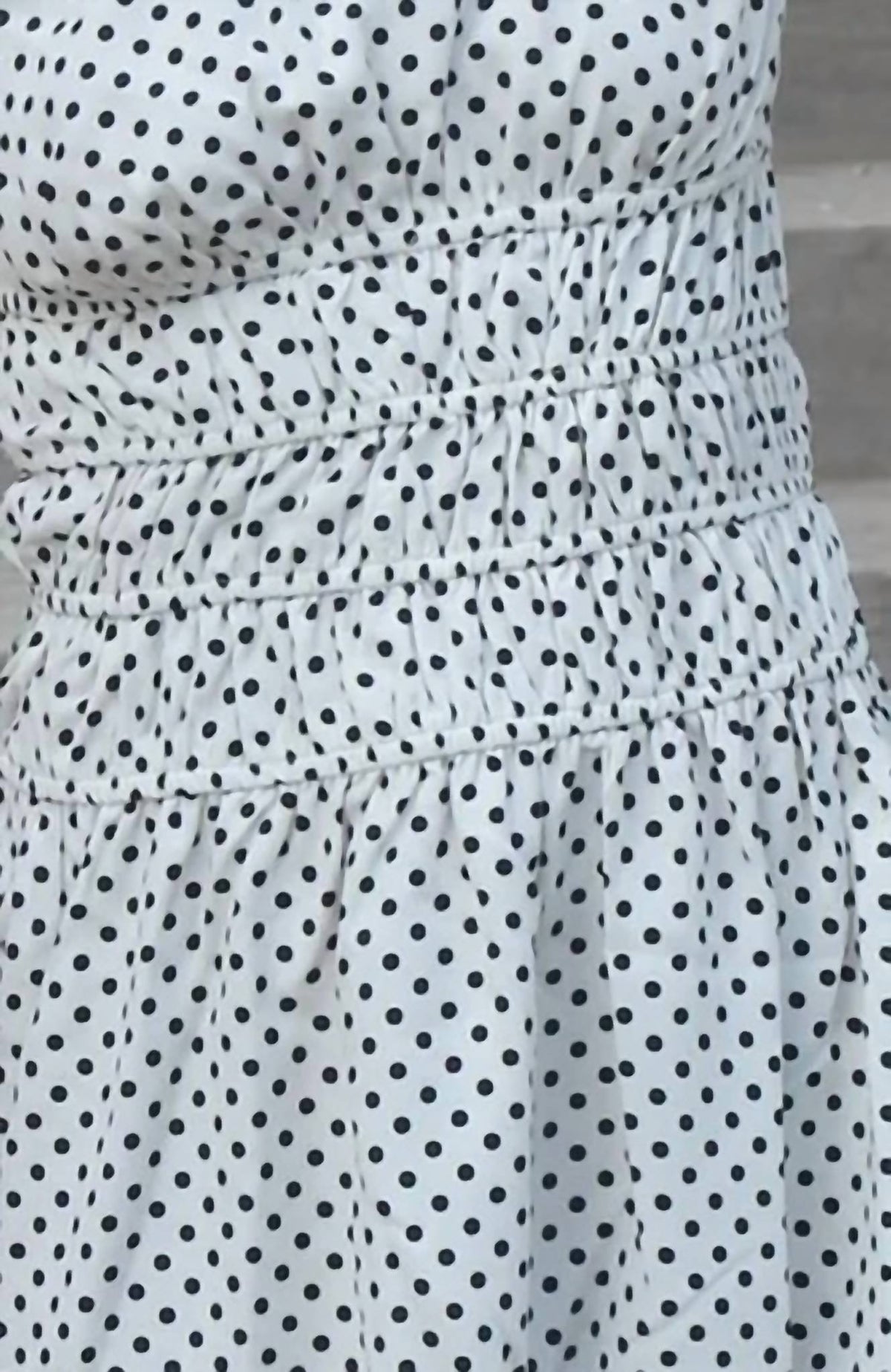 Le Lis - Short Sleeve Square Neck Ruched Mini Dress