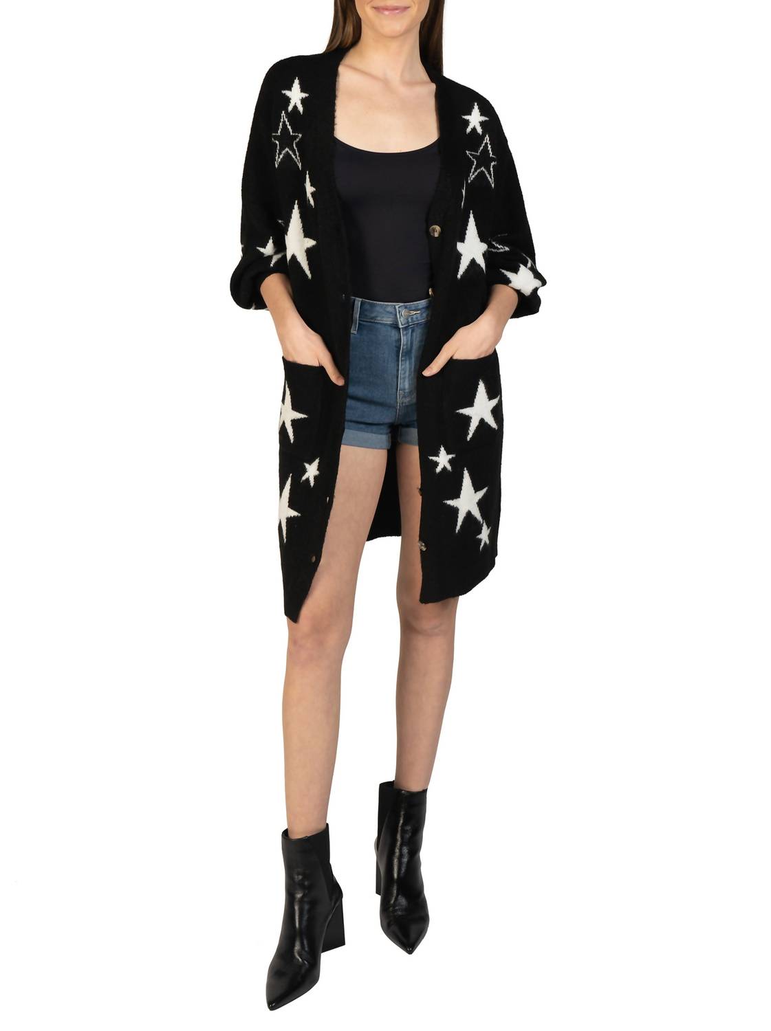 Love Token - Star Knitted Cardigan