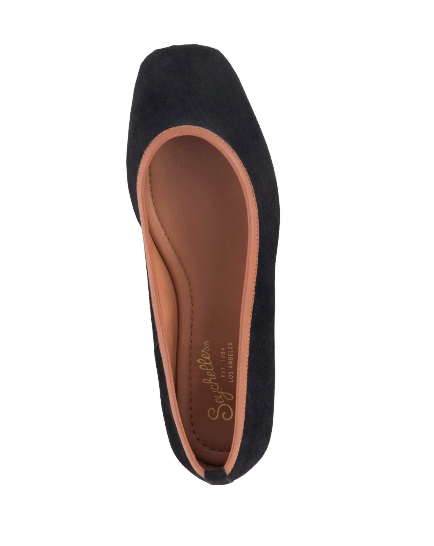 Seychelles Women's City Streets Suede Flats in black suede - women's flats - view 4