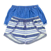Dkny - Girls Waistband Drawstring Shorts - Pack Of 2