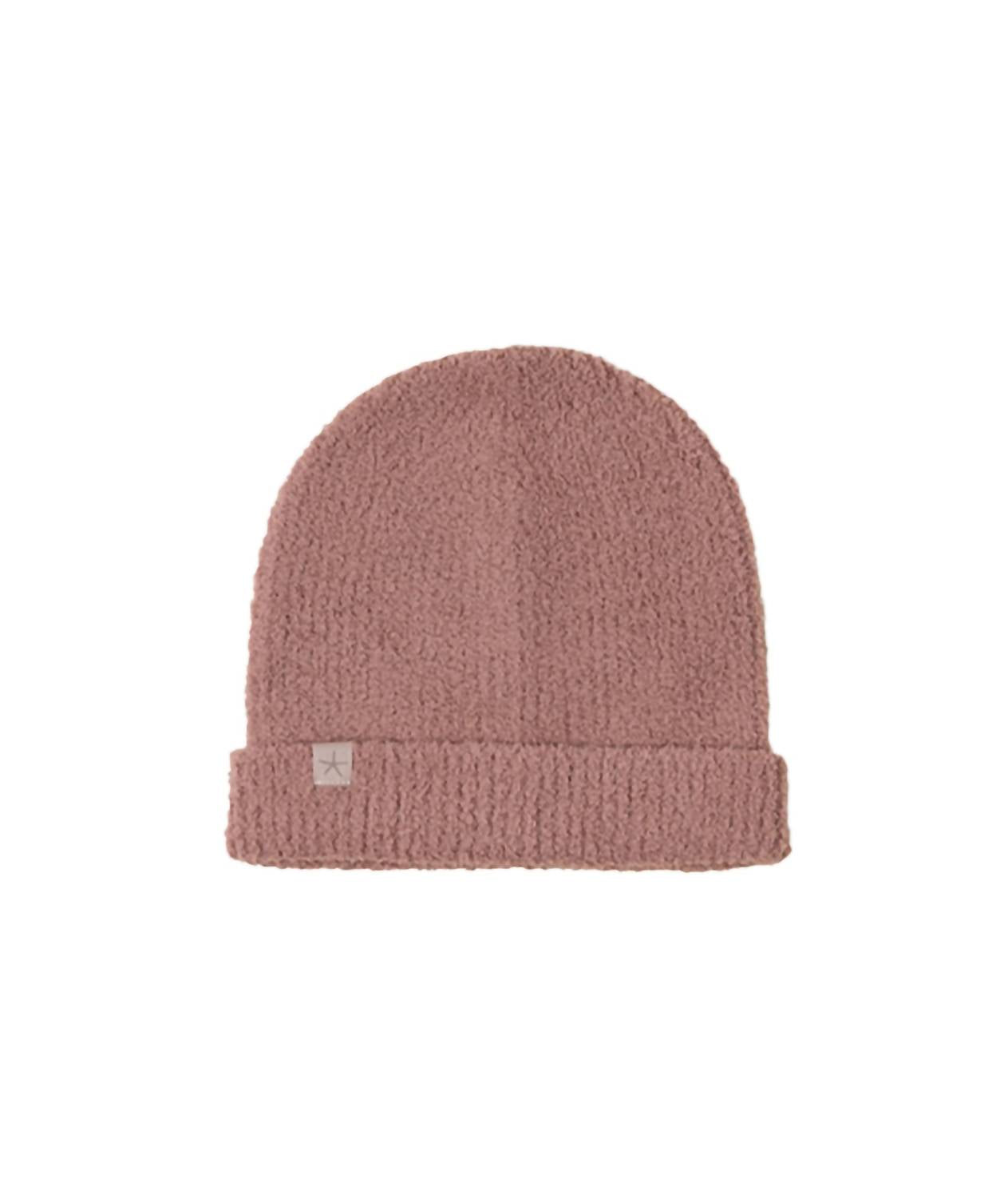 BAREFOOT DREAMS Junior Women's Cozychic Ribbed Beanie in terra - women's hat
