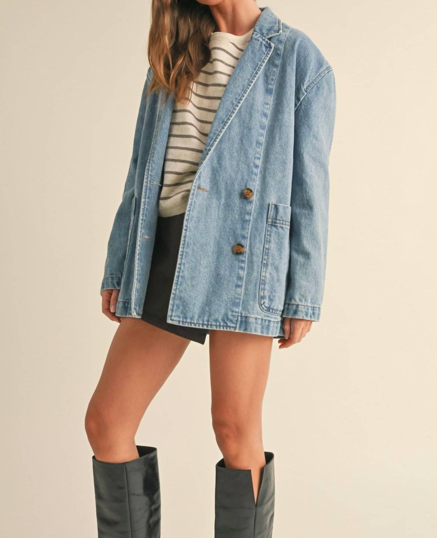 Mimosa - Oversized Blazer Top