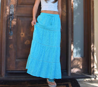 Flowers By Zoe - Aria Eyelet Maxi Skirt