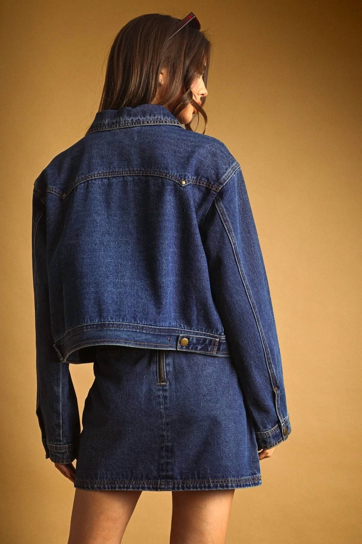 Miou Muse - City Limits Boxy Denim Jacket